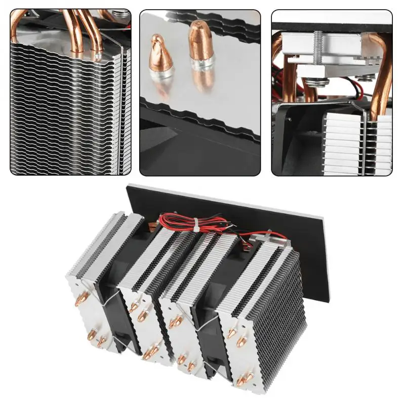 

12V 240W 2*12710 Electronic Semiconductor DIY Refrigerator Cooler Cooling System Kit For Home Office