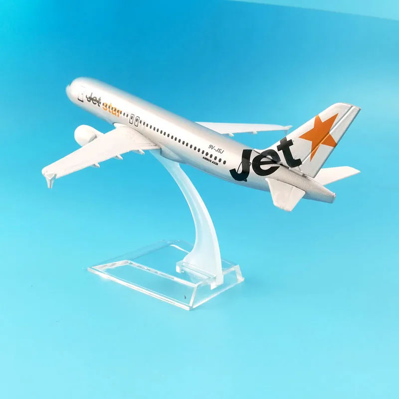 Бесплатная доставка модель самолета из металлического сплава 16 см A320JETSTAR Airlines