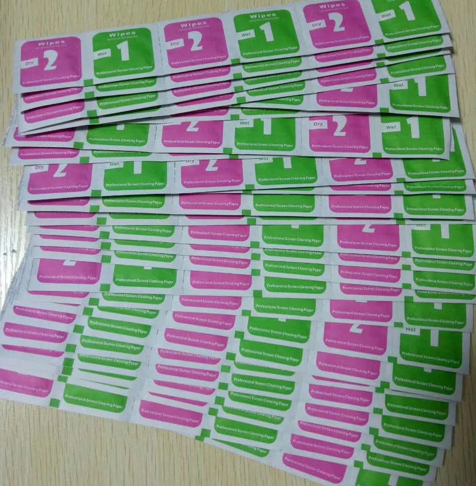 Влажные салфетки для экрана из закаленного стекла аксессуары защиты спиртовые