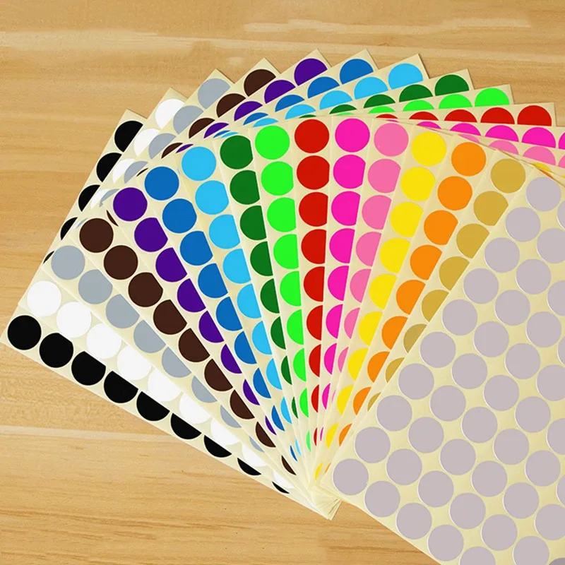 1 шт красочные пустой бумаги Стикеры для Стекло Эфирное крышка бутылки с маслом