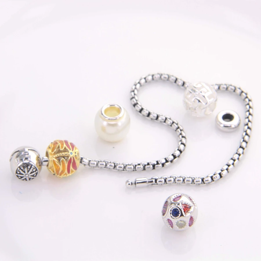 Hemiston Thomas Pearl Colorful Dragonfly Beads Karma Bracelet Rebel Heart Jewelry Women TS BK413 | Украшения и аксессуары