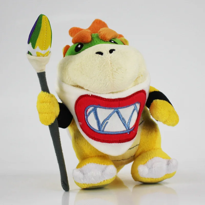 Супер Марио Боузер Koopa JR плюшевая кукла мягкая детская игрушка 17 см Рождественский подарок для детей