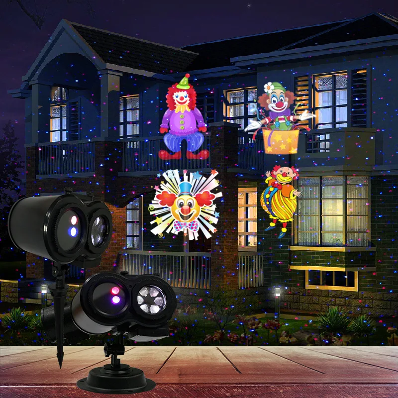 Абсолютно Новый 12 узоров светодиодный Рождественский проектор