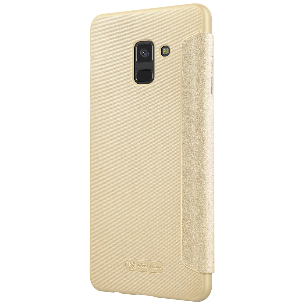 Nillkin Блестящий флип чехол для samsung Galaxy A8 2018 защитный мобильного телефона домашний