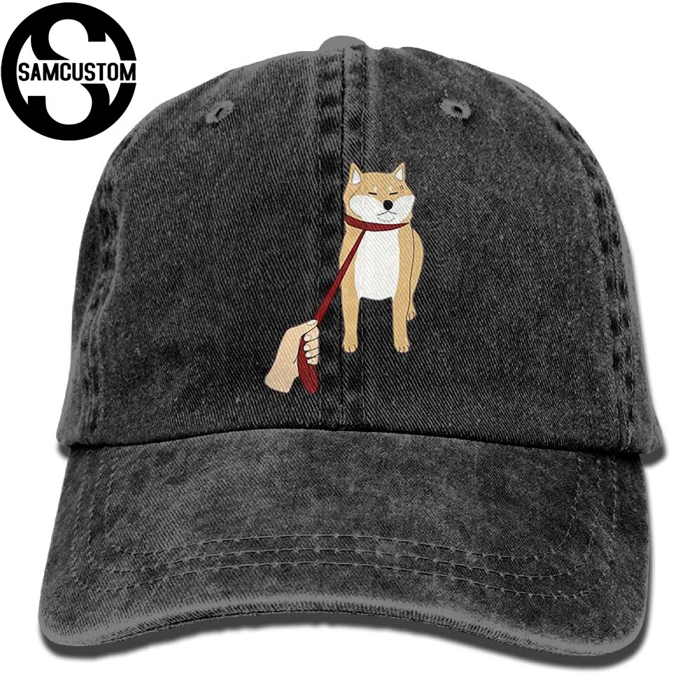 SAMCUSTOM shaba inu Милые 3D креативные вымытые джинсовые шапки Осенние Летние мужские и