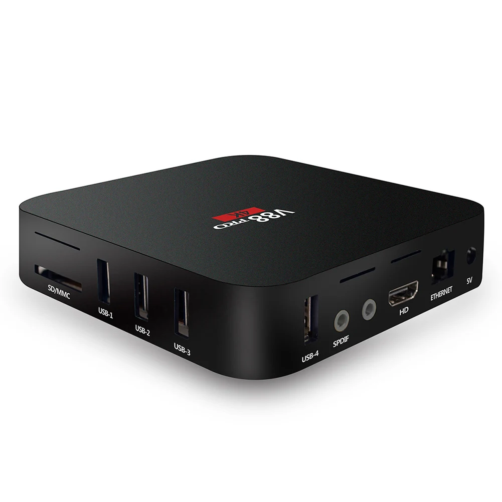 Приставка Смарт ТВ Quad Core WiFi 1 ГБ 8 HD 4K телеприставка медиаплеер для Android 6