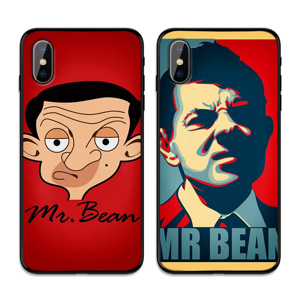 Funny and cute Mr. Bean Soft TPU Case Cover for Apple iPhone 6 6S 7 8 Plus 5 5S SE X XS MAX XR Silicone Cases | Мобильные телефоны
