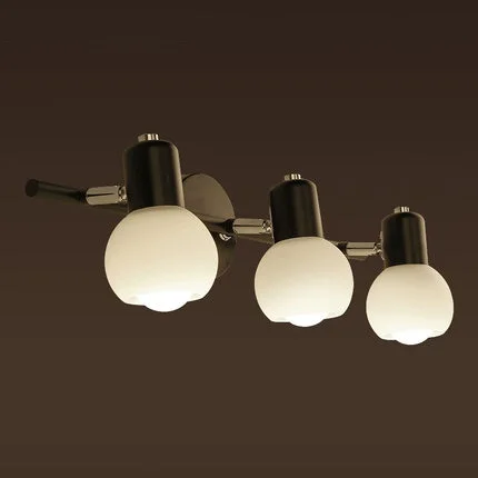 Простая современная светодиодная настенная лампа из железного стекла настенные