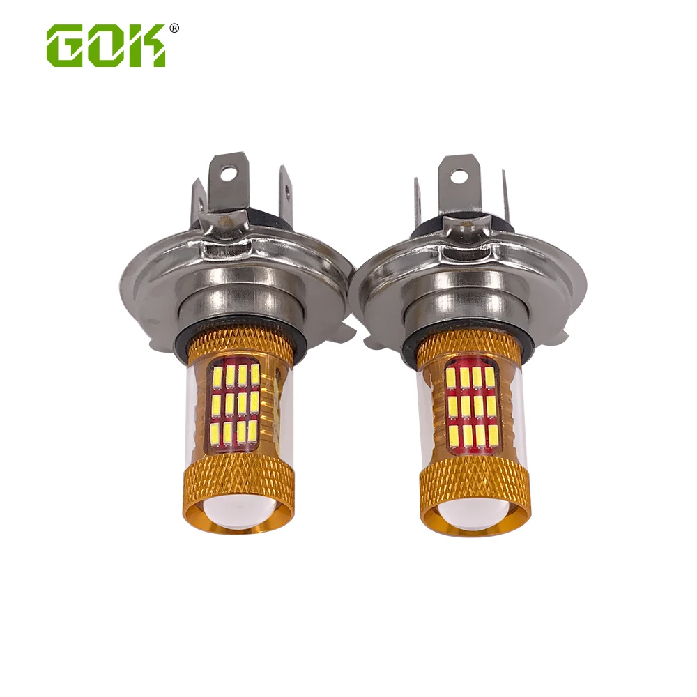 2 шт. светодиодный h4 30w 60smd 4014 высокой мощности Светодиодный лампы тормоза