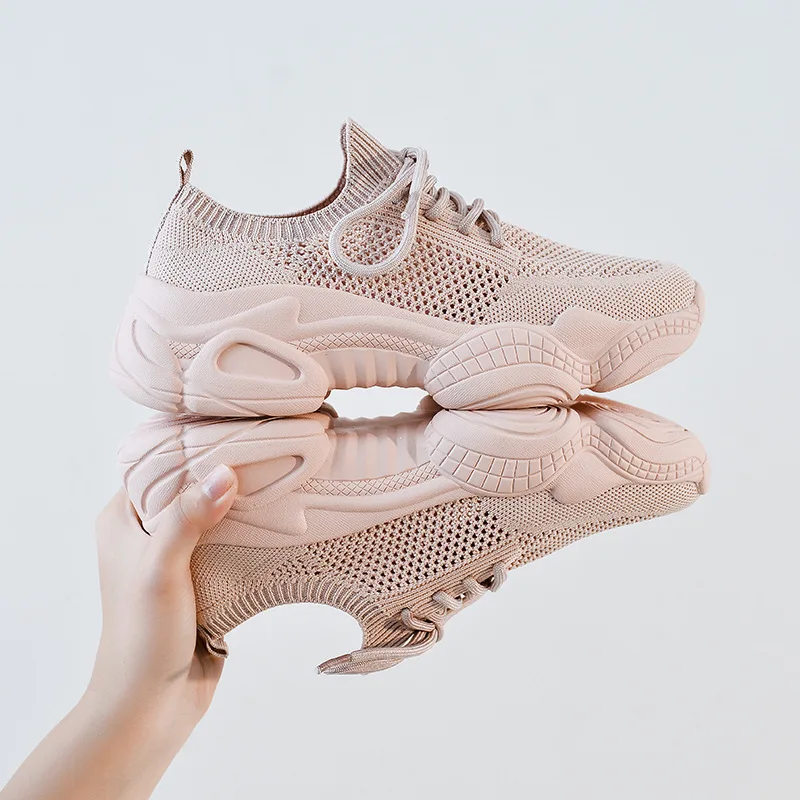 Повседневная обувь Женские кроссовки на массивной платформе Новинка лета zapatos de