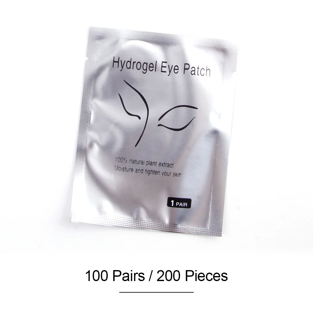 100 pairs Eyes 100/150/200 пар подушки для наращивания ресниц под ресницы патчи одноразовые смешанные Бумага подушка для ресниц Макияж инструмент - Длина: 100 pairs Eyes
