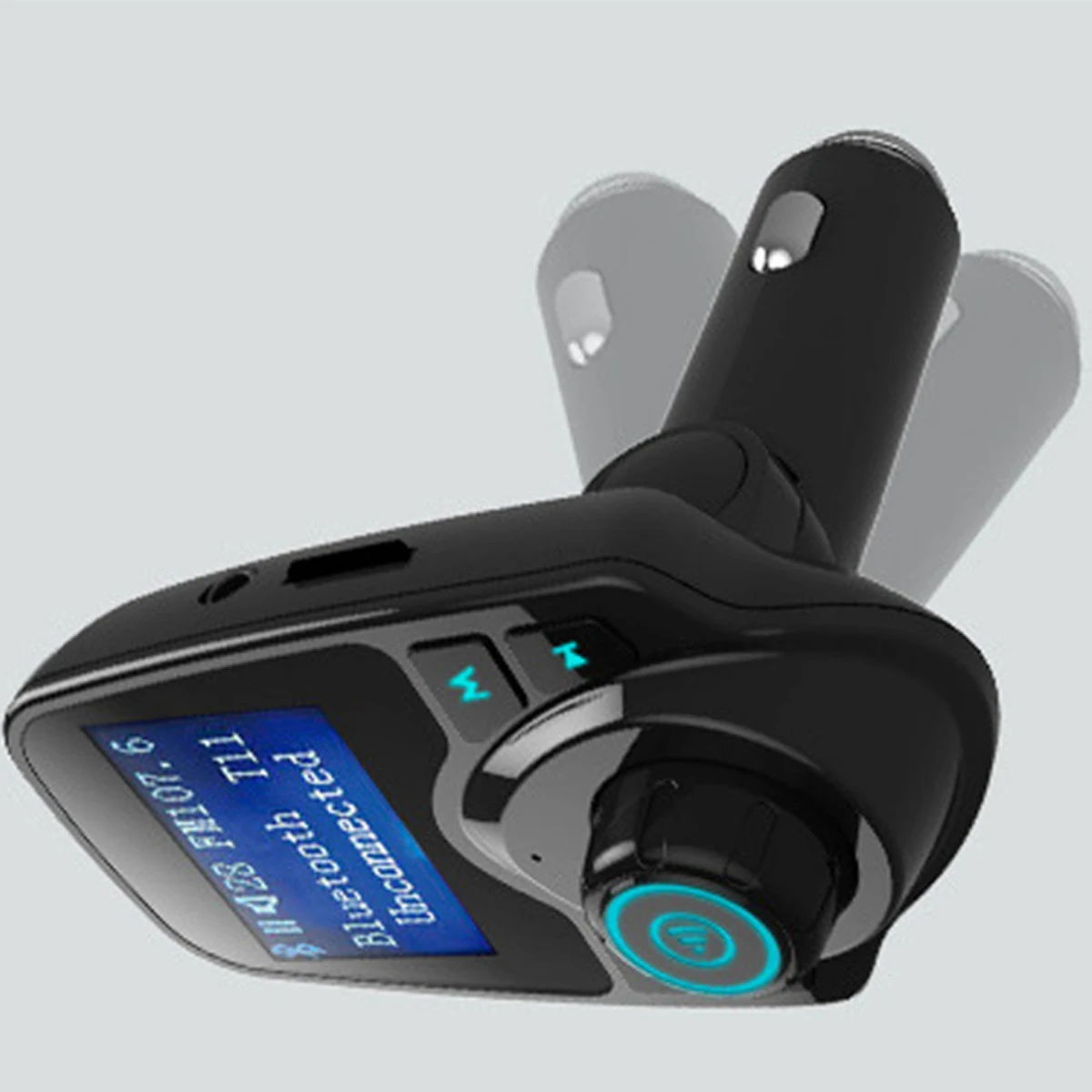 Зарядное устройство XIAOMI, кабель для громкой связи, автомобильный bluetooth-плеер, беспроводной fm-передатчик, ЖК-дисплей, mp3-плеер, USB зарядное устройство, автомобильные аксессуары, аудио