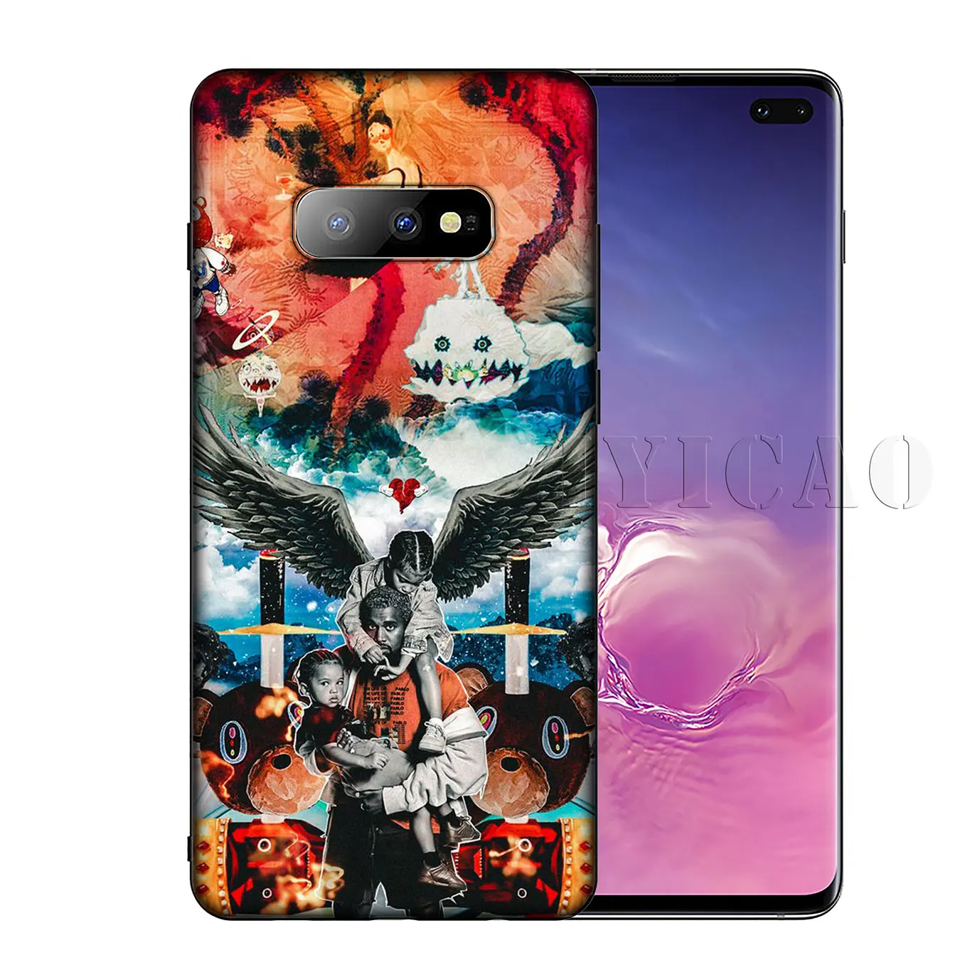 Мягкий силиконовый чехол для телефона IYICAO Kanye West Yeezus Samsung Galaxy S20 Ultra S10 Lite S9 S8 Plus S6 S7