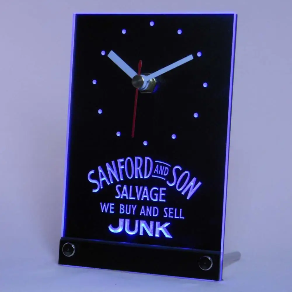 Tnc0235 Санфорд и сын Купить Продать мусорный стол 3D светодиодные часы|3d led clock|3d