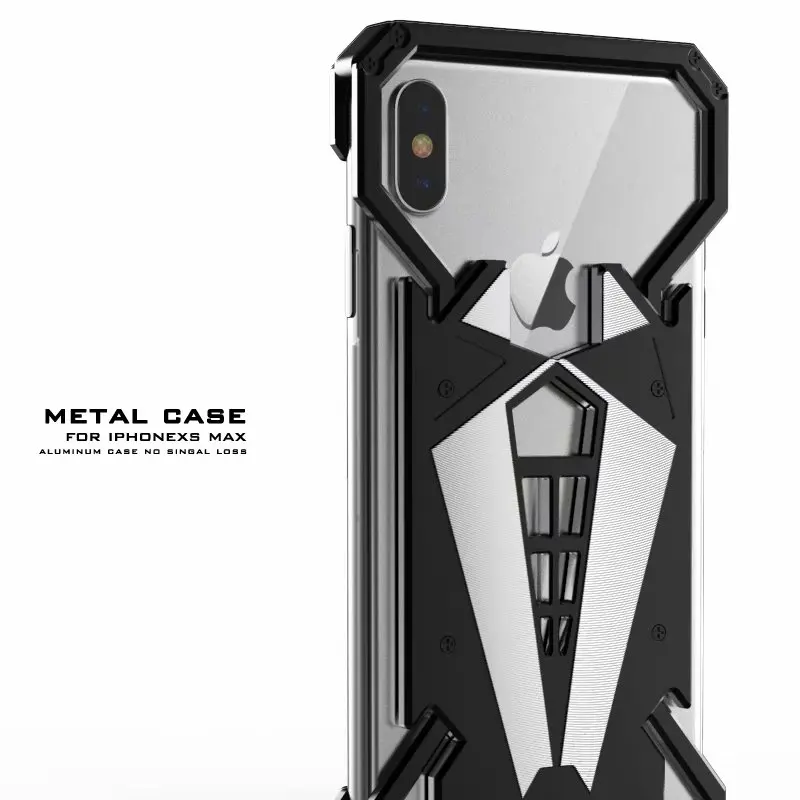 Роскошный классный металлический чехол для Iphone X XS MAX XR из металлического