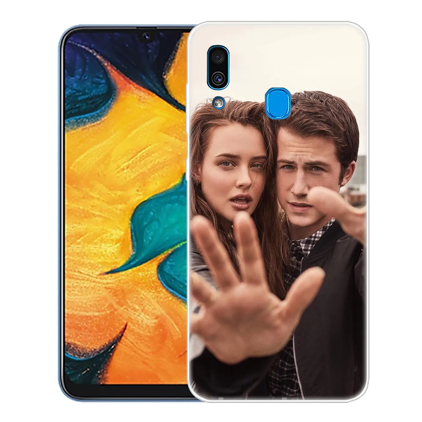 Lavaza 13 причин почему netflix жесткий чехол для телефона Samsung Galaxy A70 A60 A50 A40 A30 A20 A10 M10 M20 M30