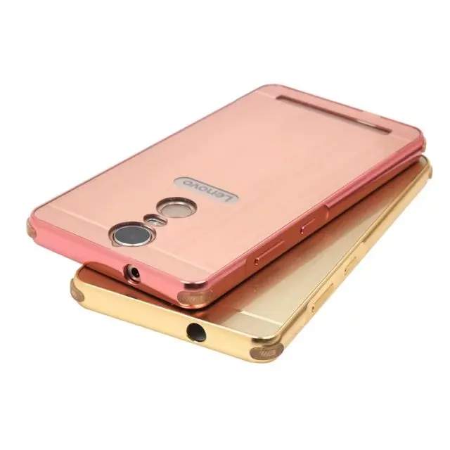 Мода покрытие металла Алюминий бампер + Матовый PC акрил 2in1 Чехол для Xiaomi Redmi Note 4x