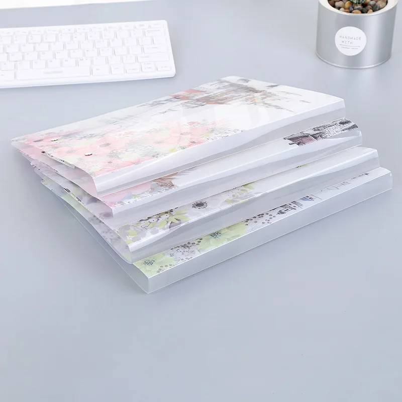 Coloffice kawaii всемирно известный patten A4 папка прозрачная одинарная папка/двойной