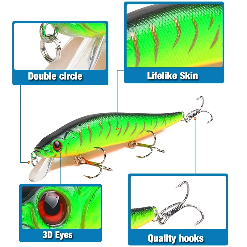 Блесна seapesca рыболовная приманка 140 мм 23 г жесткая iscas artificiais Crankbaits Wobblers 3