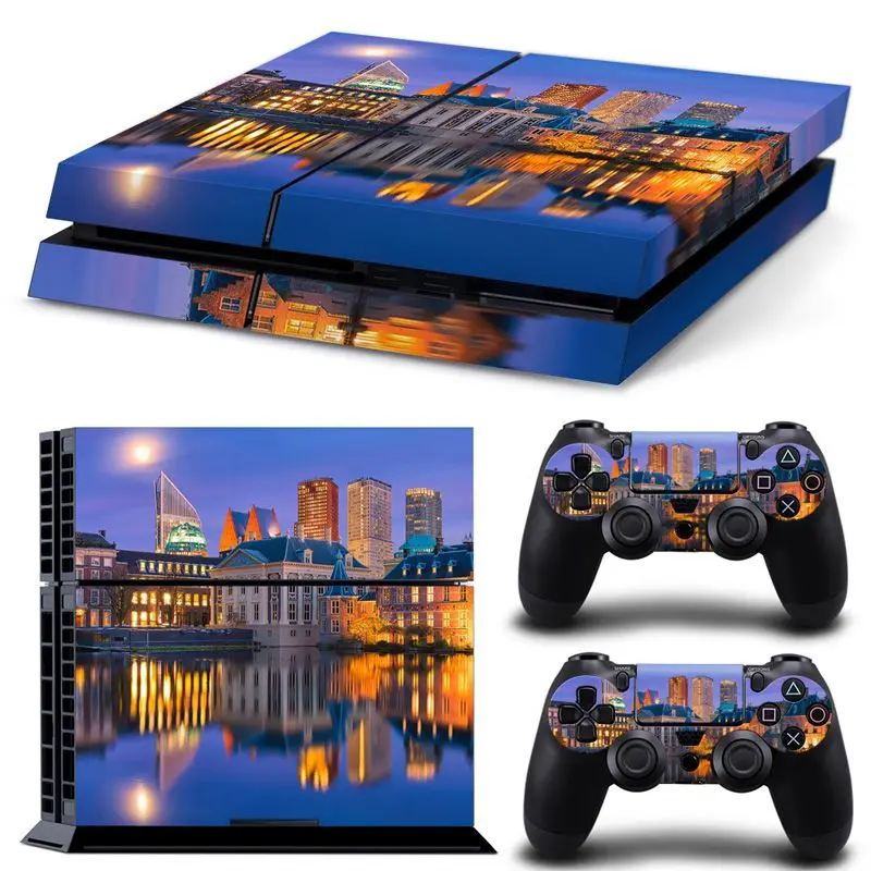Звездный дизайн виниловая кожа наклейка крышка для sony PS4 консоль с контроллерами наклейка для Playstation 4 наклейки на геймпады аксессуары