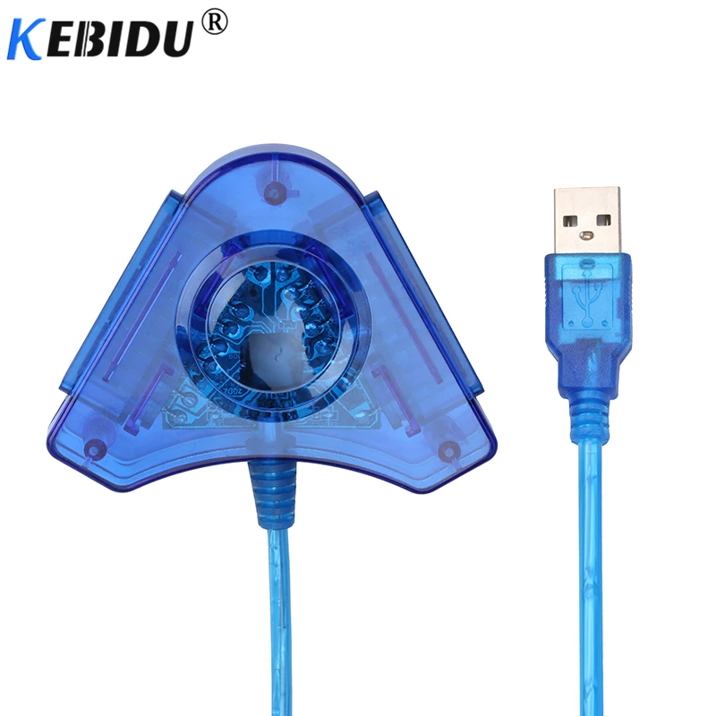 Новый USB конвертер kebidu для игр с двумя играми Кабель адаптер PS2 двойной Playstation 2 ПК