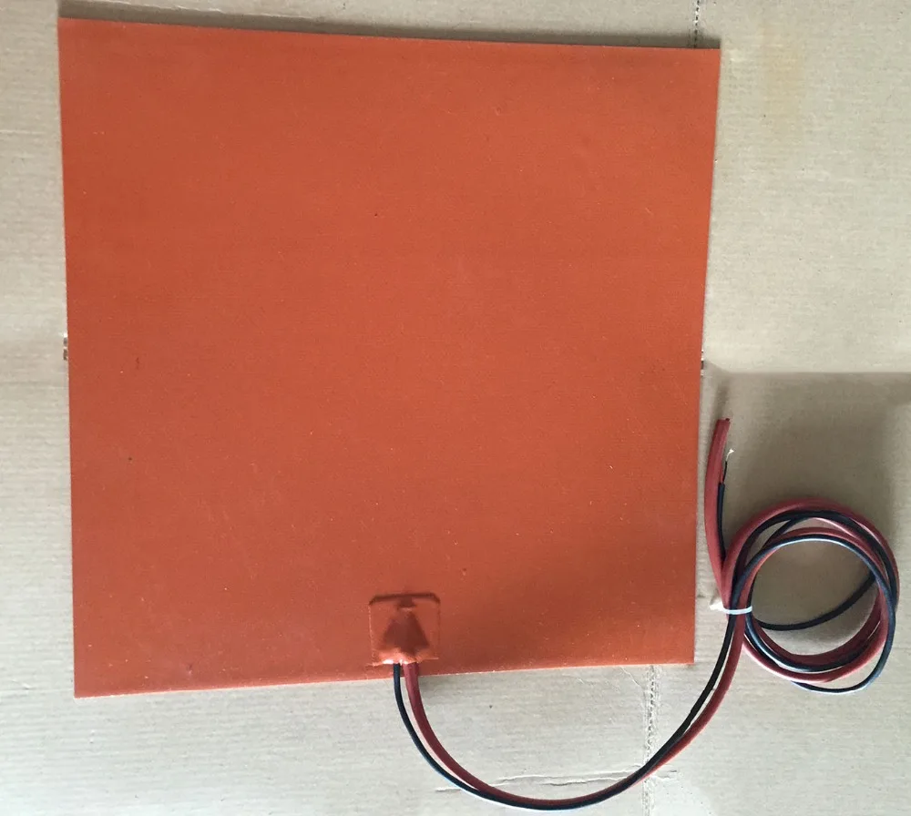 

Stampante 3d letto riscaldato 400x400mm 24 v 450 w element htater silicone heater pad for High speed copier with ink
