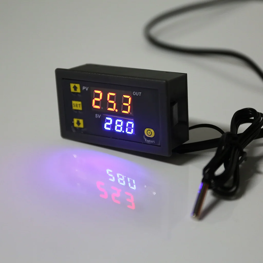 W3230 AC 110V 220V 20A Temperature Controller LED Thermostat Regulator Control | Инструменты