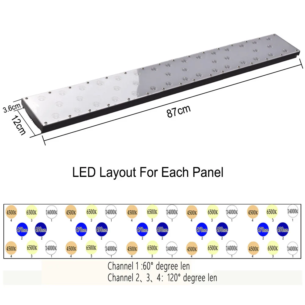 DSunY 2 шт. smart led свет аквариума akvaryum светодиодный Риф Танк acuario Затемнения полный