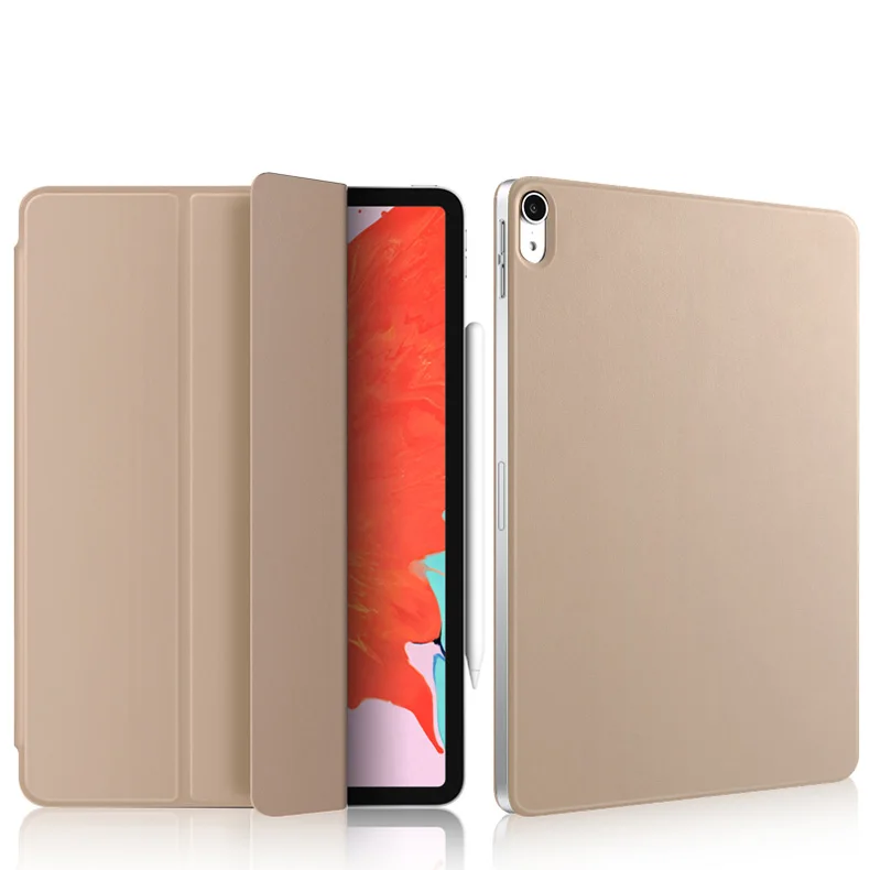 Gold Чехол-книжка для iPad Pro 11 Магнитный ультра тонкий чехол для смарт-телефона для iPad Pro 11 дюймов Чехол A1934 A80 A2013+ подарок - Цвет: Gold