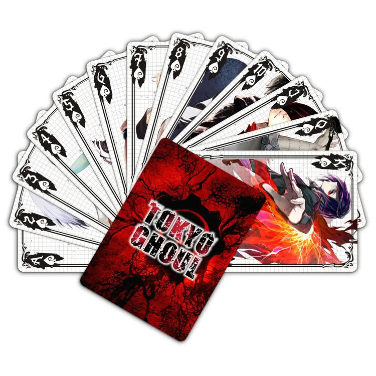54 листа/Набор Аниме Tokyo Ghoul покерные карты коллекция персонажей комиксов