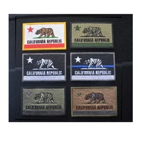 embroidery patches armband loops and hook u s a california state flag patch cloth patch california flag patches badges
