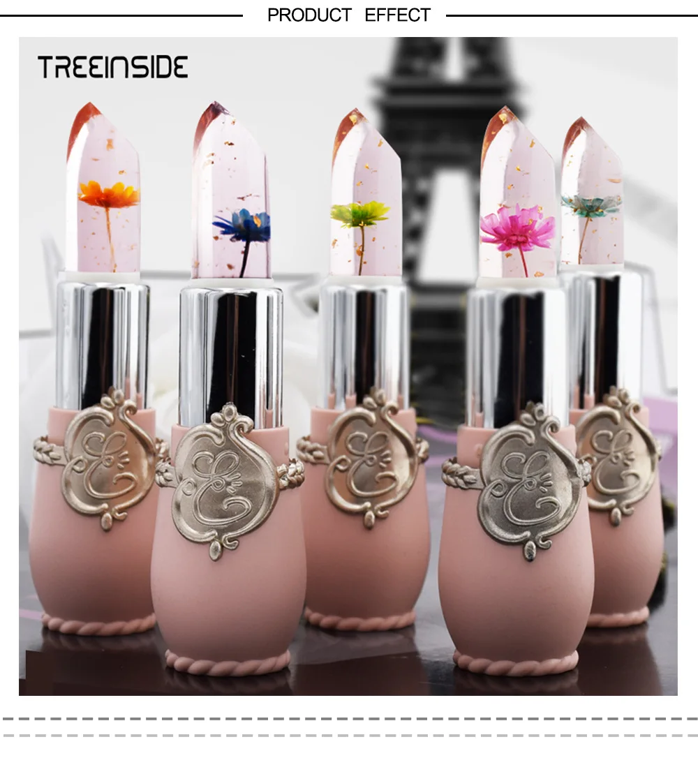 TREEINSIDE Температура Изменение цвета помада увлажнитель длительного действия