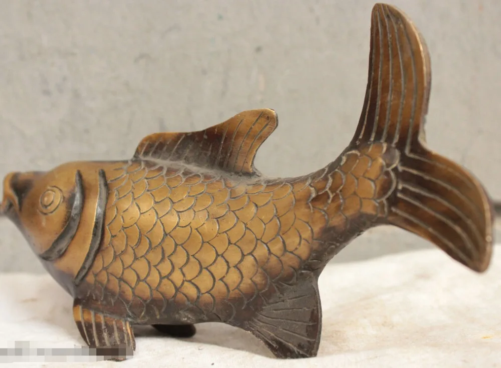 112 @ g + Китайский Китай Народной Культуры Чисто Ручной Старый Бронзовый Латунь