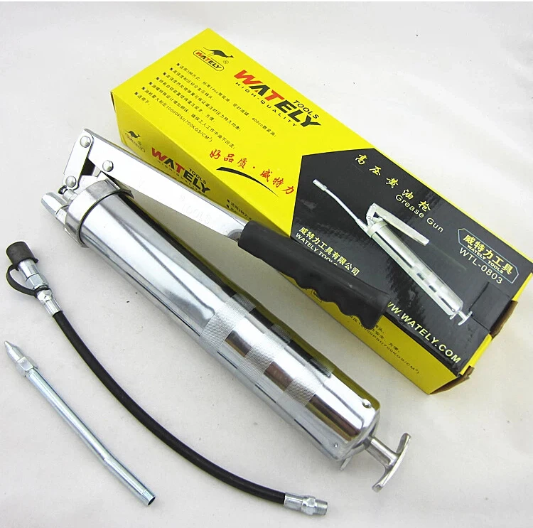 Горячая Распродажа промышленный класс Top Notch 14OZ 400CC смазочный пистолет ручной Alemite