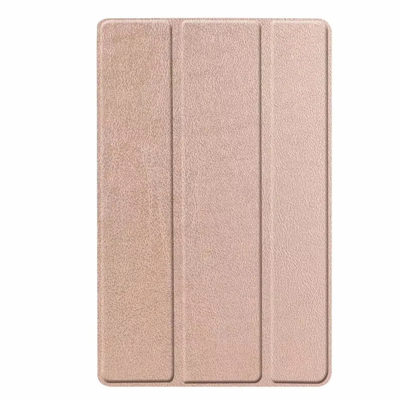 Rose Gold Ультратонкий чехол для samsung Galaxy Tab A 10,1 SM-T510 SM-T515 T510 T515, умный чехол-книжка из искусственной кожи, чехол для планшета+ пленка+ ручка - Цвет: Rose Gold