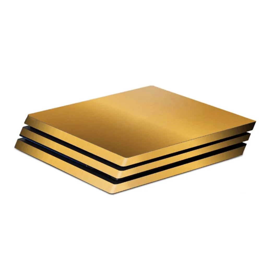 Металлическая матовая наклейка для PS4 Pro Виниловая консоли Playstation 4 и 2