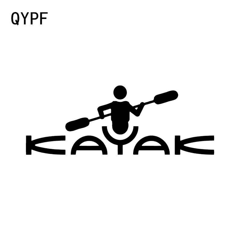 QYPF 16 3*6 см уличная лопатка каноэ Декор Автомобильная Наклейка Виниловые