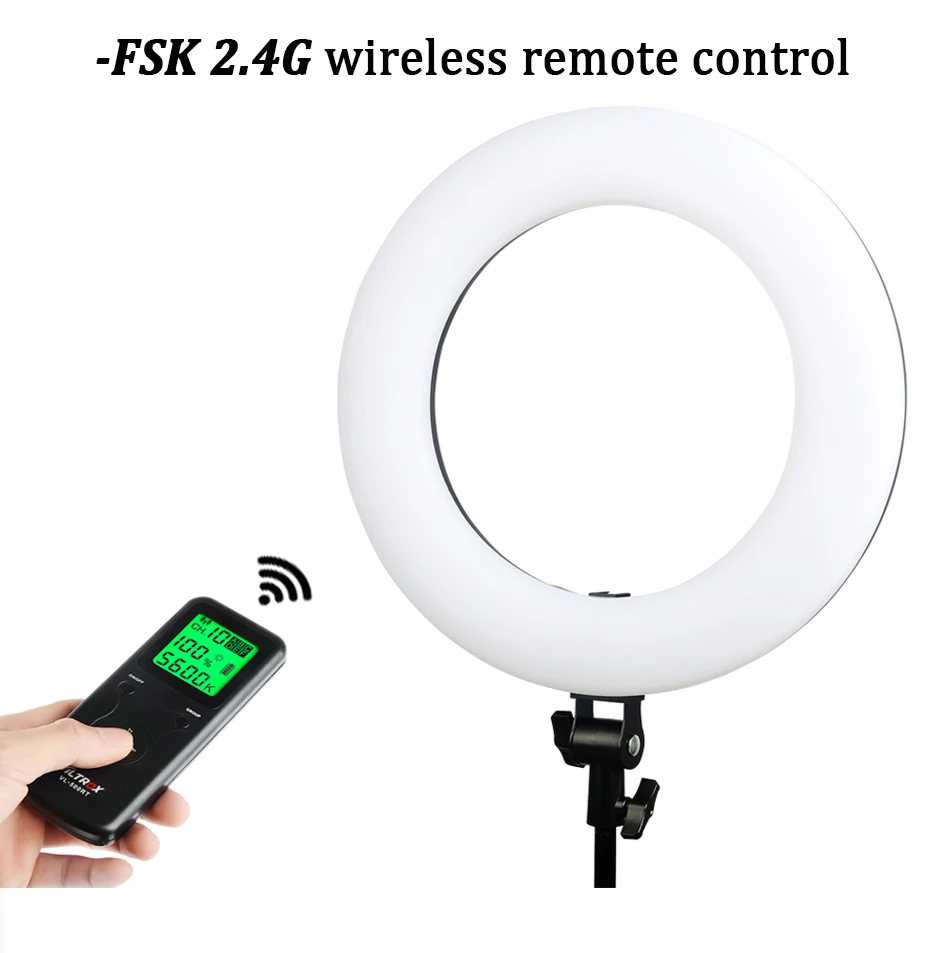 Viltrox VL 600T 45 Вт светодиодное кольцо для видеоссветодиодный емки фотография