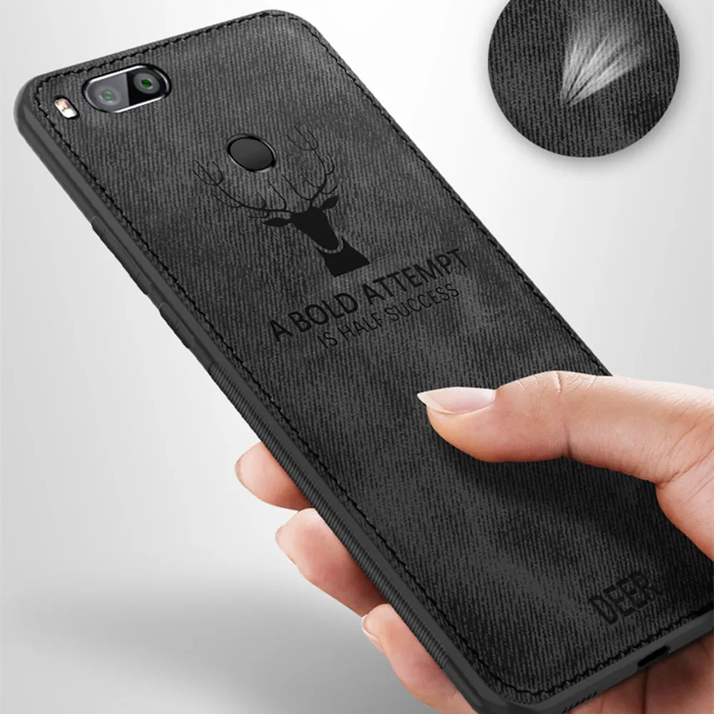 ТПУ чехол PDGB для Xiaomi Mi 6 8 A1 A2 Lite 5X 6X Max 2 Mix 2s Note 3 Redmi 6A Pro 7 тканевый с рисунком в виде