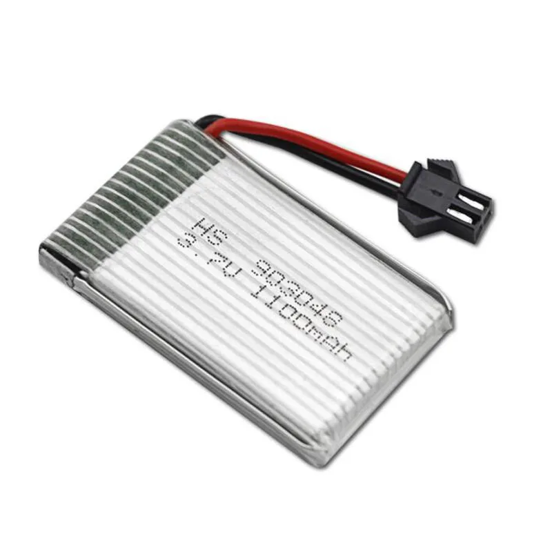 

High Quality 3.7V 1100mAh 903048 Lipo Battery with SM plug for Remote Control Helicopter Car Toys RC Quadcopter Toys Accessories