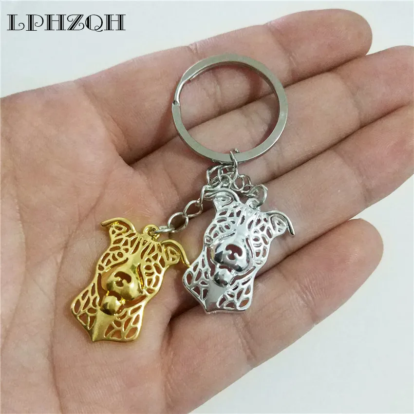 LPHZQH модный стампирский терьер питбулл собака автомобильный брелок женская сумка