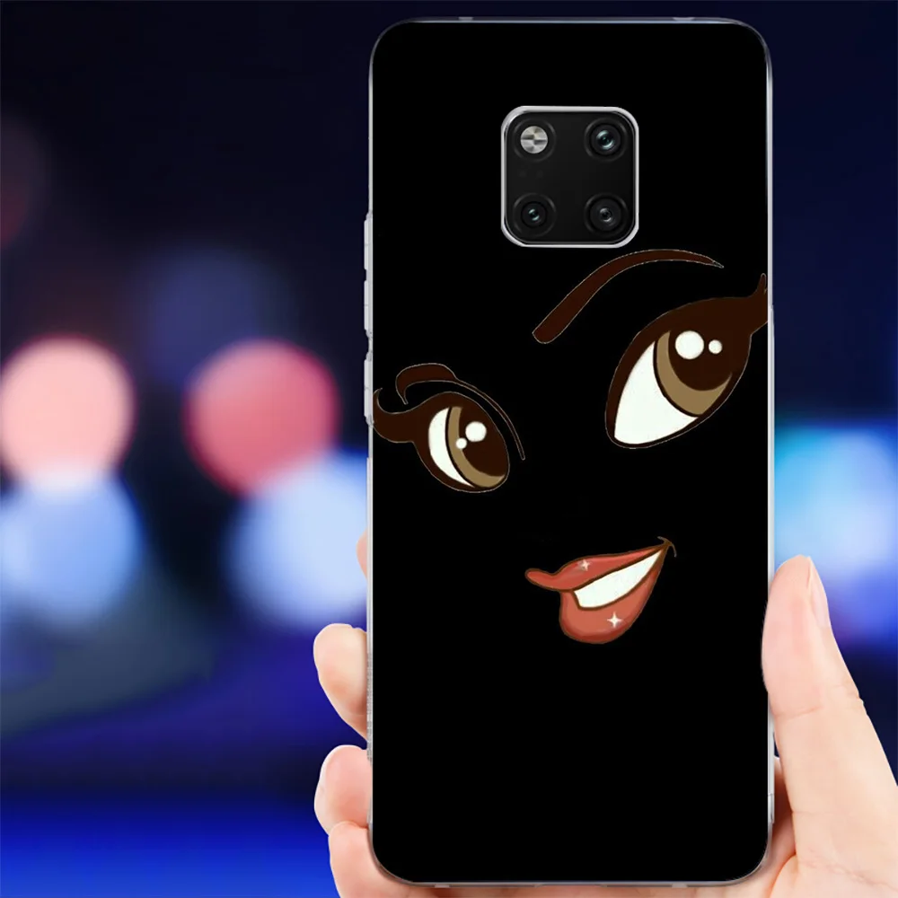 Мягкий силиконовый чехол для телефона IYICAO Cat smiling face с мультяшным рисунком Huawei Mate
