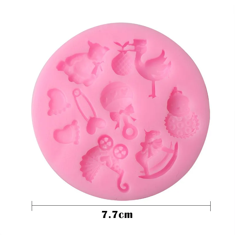 1 шт. 3D силиконовая форма для конфет детская торта Медвежья Лапка птицы помадка