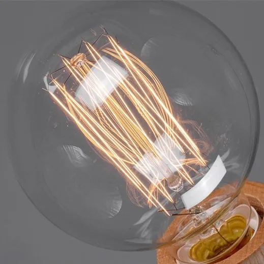 Современный скандинавский бревно-резной деревянный подвесной светильник резьба