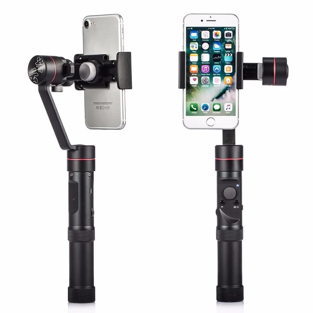 Zhiyun Smooth III Smooth 3 оси ручной карданный Крепление камеры для смартфонов, таких как iPhone 7,6 Plus, 6, 5S, 5C, samsung S6, S5, S4