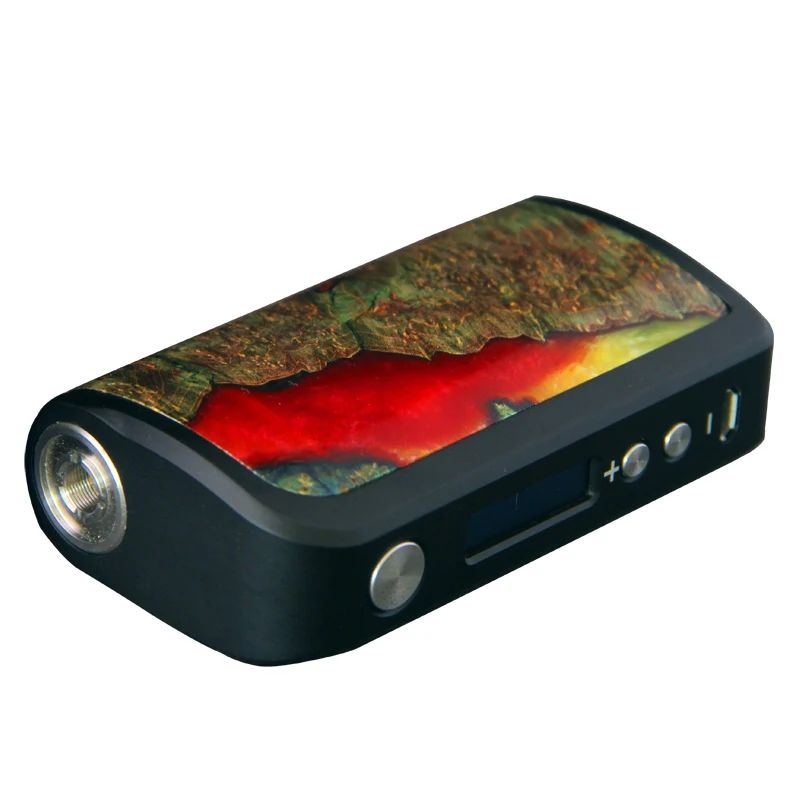 Оригинальный Arctic Dolphin Adonis Plus box mod 210 Вт прочная деревянная термоконтроль вэйпинга