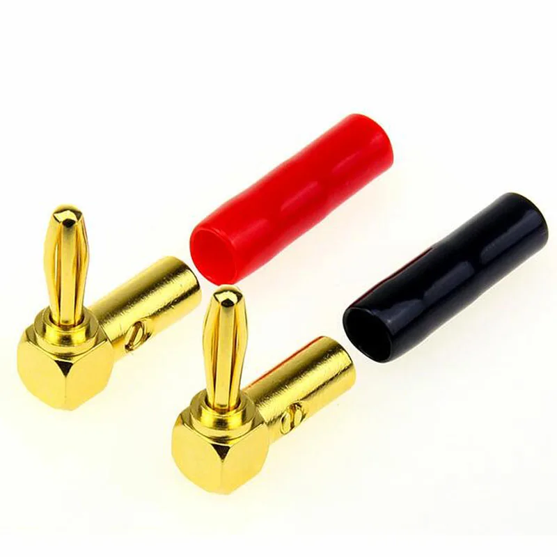 2 шт. штекеры для аудиоадаптера 90 градусов|90 degree cable connector|90 plug adapter90 connector |