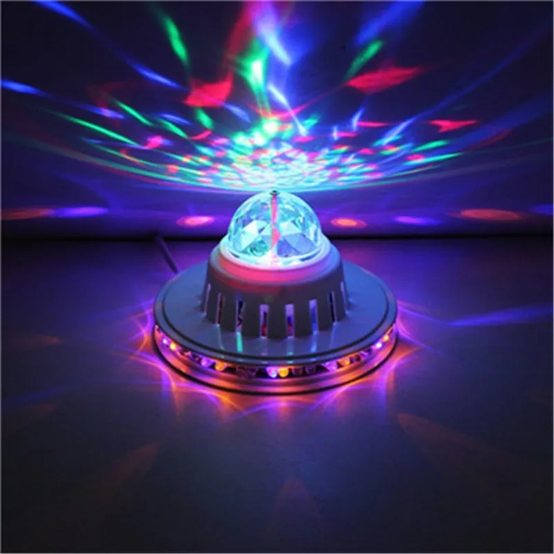 ZjRight мини светодиодная лампа Подсолнух RGB кристальная интеллектуальное Авто