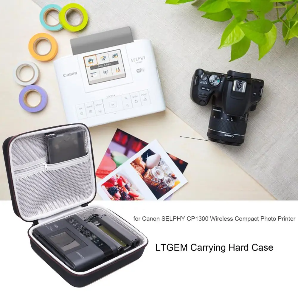 Жесткий чехол LTGEM EVA для Canon SELPHY CP1200 и CP1300 беспроводной Компактный фотопринтер