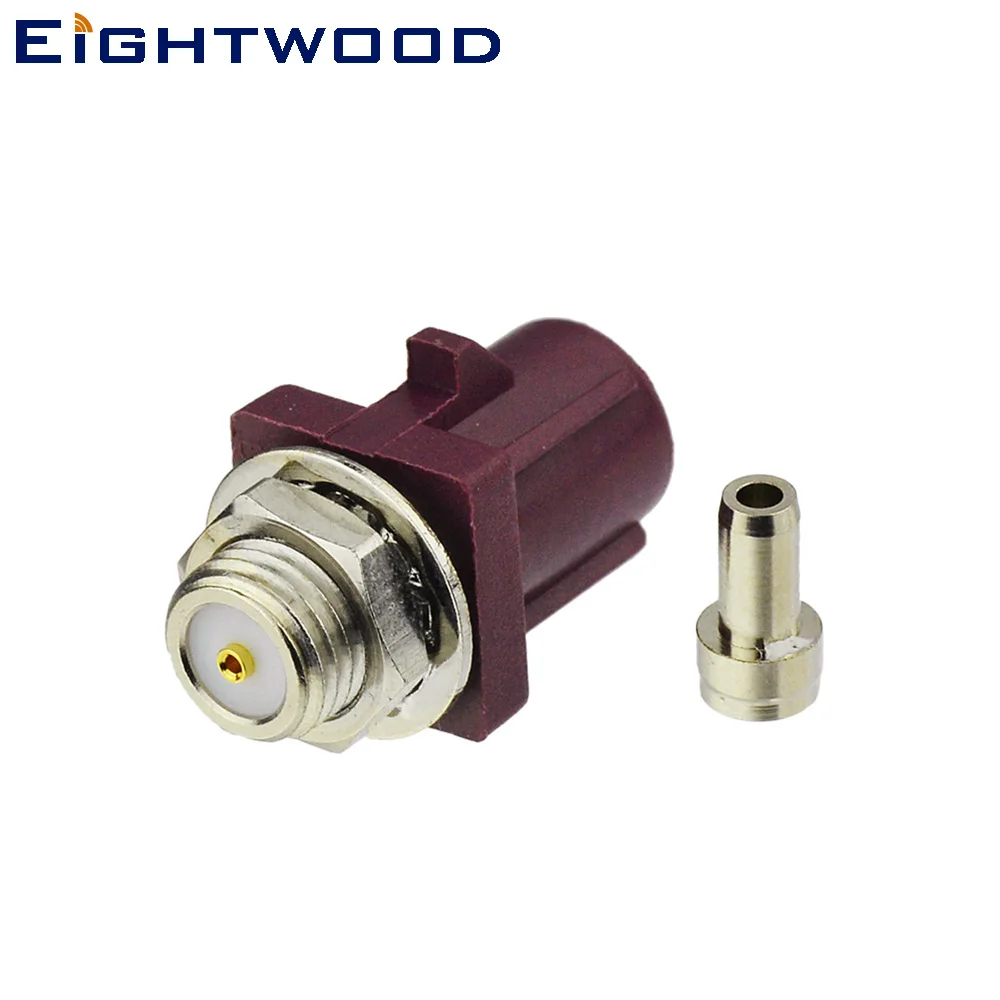 Eightwood автомобильный адаптер ресивера антенны Fakra Code D Plug с перебойной головкой для